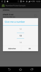 NumberPickerPreference screenshot number picker preference preferences Leonard Arnold