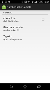 NumberPickerPreference screenshot number picker preference preferences Leonard Arnold